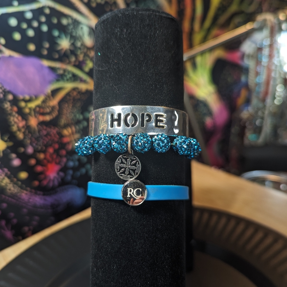 Rustic Cuff bracelet trio RC24